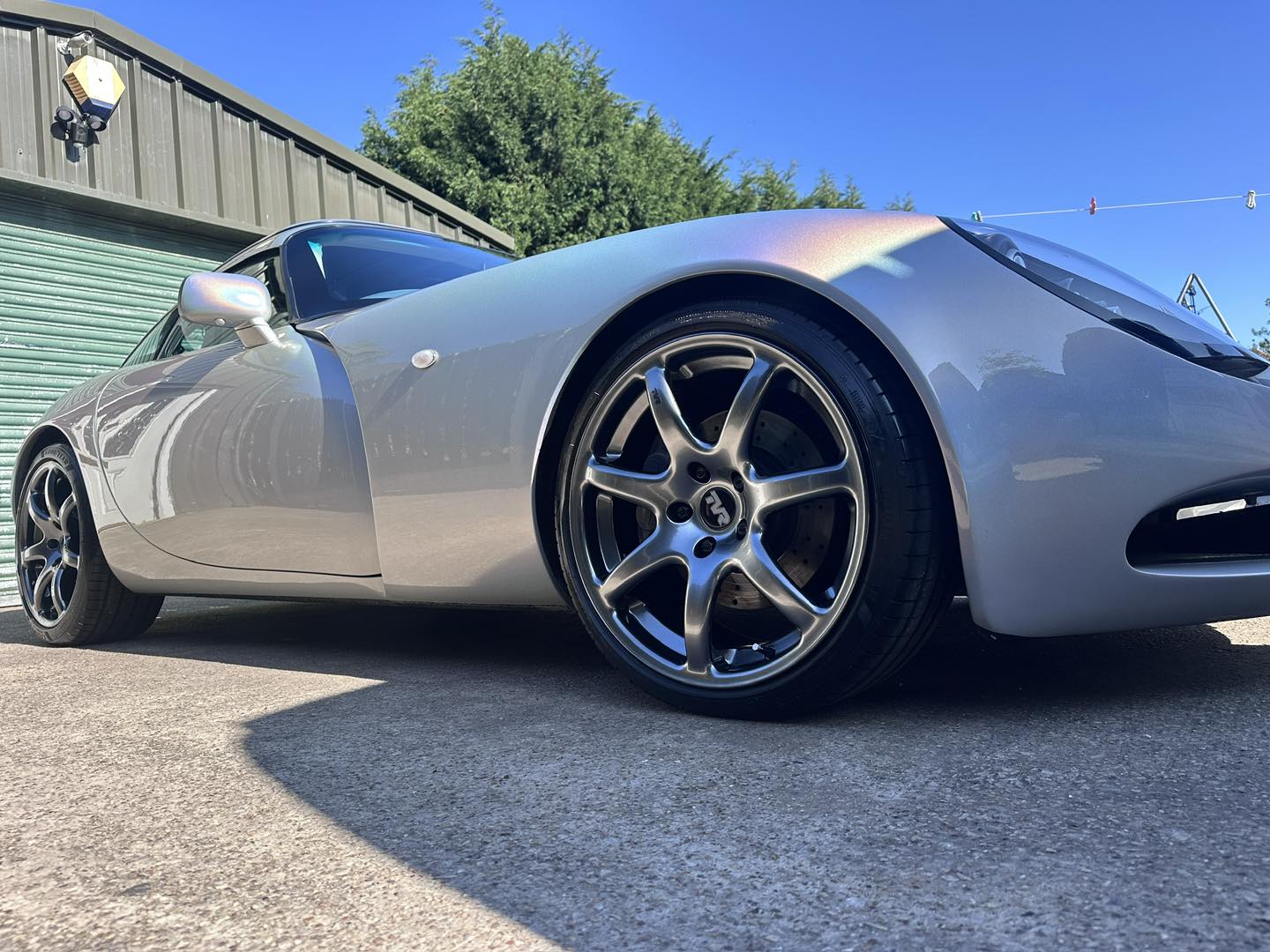 An image of TVR after paint correction